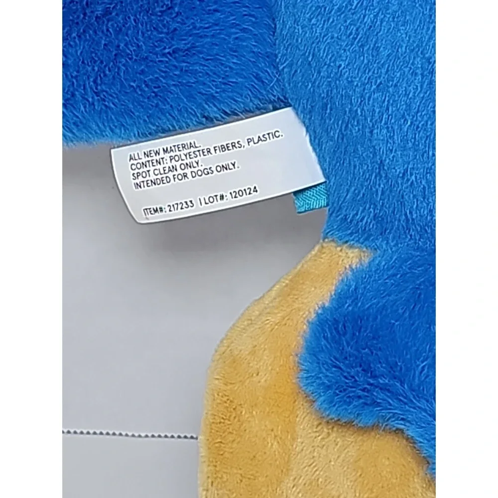 BARK BOX Dog Toy Barry Blue Bird Cookie Large Summer Grill‎ Squeak